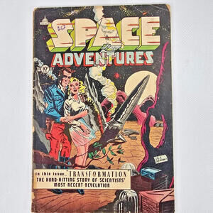 Space Adventures #7 1953-Sex change-Transformation story- Transgender PRIDE